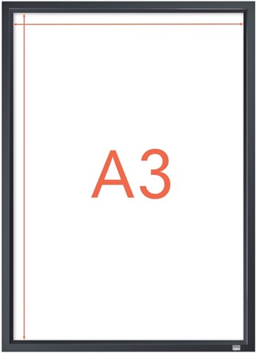 Kliklijst Nobo Impression Pro A3 zwart 1 Stuk-2