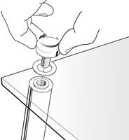 Notitiebord Nobo transparant acryl schuin A4 1 Stuk-3