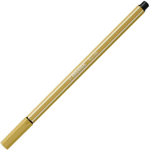 Viltstift STABILO Pen 68/66 M khaki 1 Stuk-2