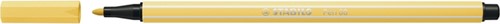 Viltstift STABILO Pen 68/23 medium lichtgeel