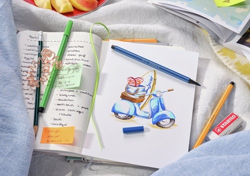 Viltstift STABILO Pen 68/23 M lichtgeel 1 Stuk-2