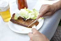 Vork IEZZY 160mm hout 100 stuks 100 Stuk-1