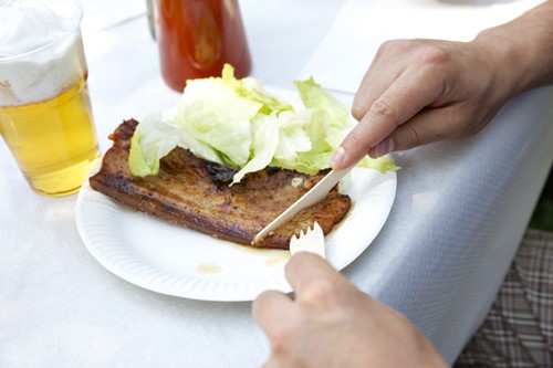 Mes IEZZY 160mm hout 100 Stuk-1