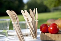 Mes IEZZY 160mm hout 100 stuks 100 Stuk-2