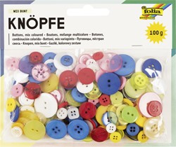 Knopen Folia 100 gram assorti 100 Gram