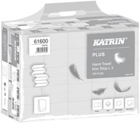 Handdoek Katrin Plus 3laags 203x320mm wit 25 Stuk