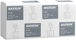 Handdoek Katrin Plus 3laags 240x320mm wit 25 Stuk