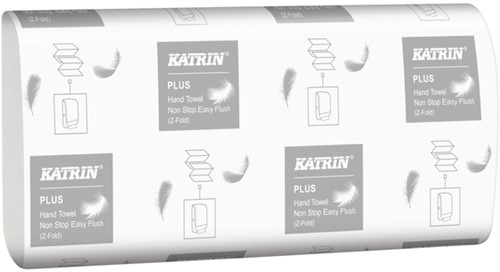 Handdoek Katrin Plus 2laags 203x240mm wit 15 Stuk-2