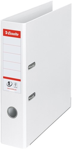 Ordner Esselte No.1 72mm PP 30% gerecycled folie Multipack wit 5 stuks-5