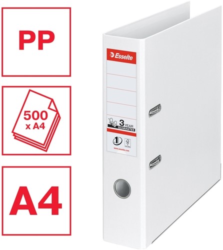 Ordner Esselte Vivida No.1 multipack 75mm A4 5 stuks wit-4
