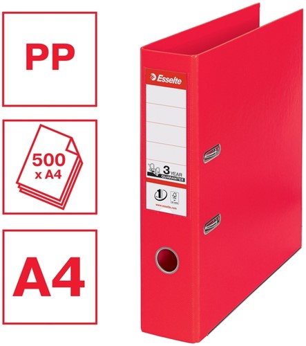 Ordner Esselte Vivida No.1 multipack 75mm A4 5 stuks rood-4