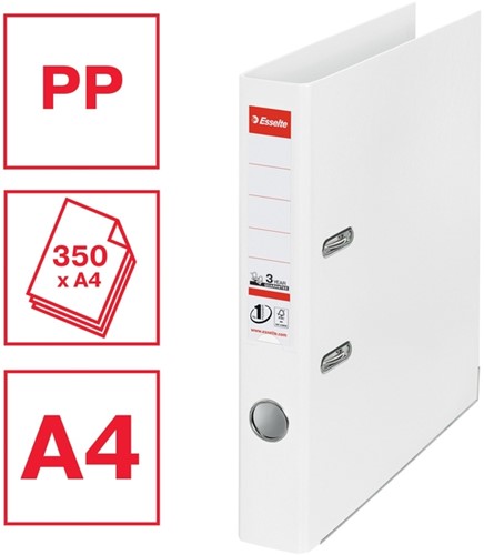 Ordner Esselte No 1 Power PP 50mm wit 5st 5 Stuk-1