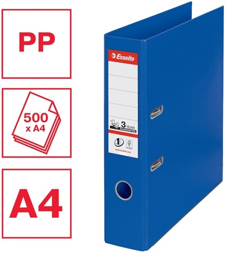 Ordner Esselte Vivida No.1 multipack 75mm A4 5 stuks blauw-5