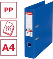 Ordner Esselte No.1 72mm PP 30% gerecycled folie Multipack blauw 5 stuks-1