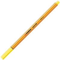 Fineliner STABILO point 88/24 F citroengeel 1 Stuk-2