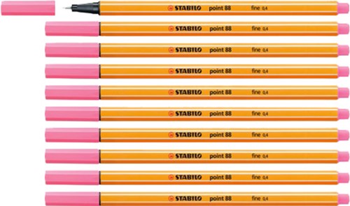 Fineliner STABILO point 88/29 F roze 1 Stuk-1