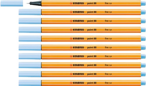 Fineliner STABILO point 88/11 F ijsblauw 1 Stuk-1