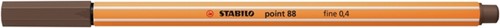 Fineliner STABILO point 88/65 F amber 1 Stuk-2