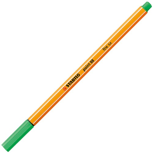 Fineliner STABILO point 88/16 F licht smaragdgroen 1 Stuk-2