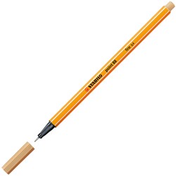Fineliner STABILO point 88/88 F licht oker 1 Stuk
