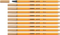 Fineliner STABILO point 88/88 F licht oker 1 Stuk-1