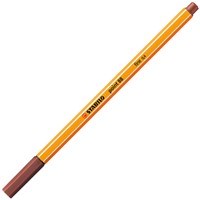 Fineliner STABILO point 88/75 F sienna 1 Stuk-2