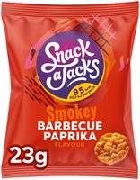 Mini rijstwafels Snack-a-Jacks barbeque paprika 8 Stuk
