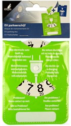 Parkeerschijf Kangaro E-car met blauw-groen zijde 1 Stuk