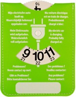 Parkeerschijf Kangaro E-car met blauw-groen zijde 1 Stuk-3