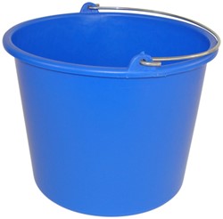 Emmer 12 liter blauw 1 Stuk