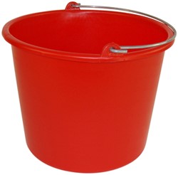 Emmer 12 liter rood 1 Stuk