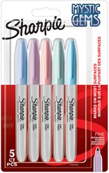 Viltstift Sharpie Mystic Gems F 5st assorti 5 Stuk