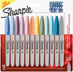 Viltstift Sharpie Mystic Gems F 12st assorti 12 Stuk