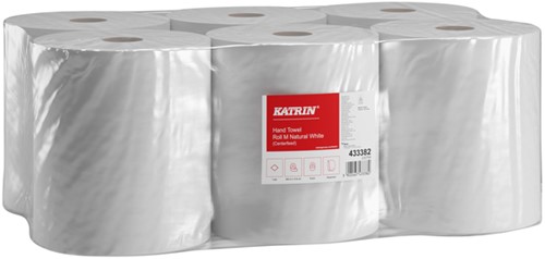 Poetspapier Katrin medium 1-laags wit 433382 6 Rol-2