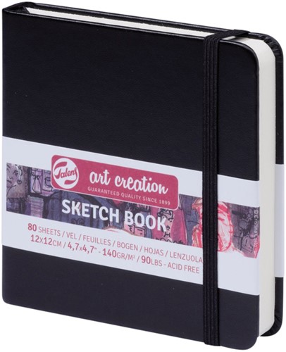 Schetsboek Talens Art Creation 120x120mm zwart 1 Stuk