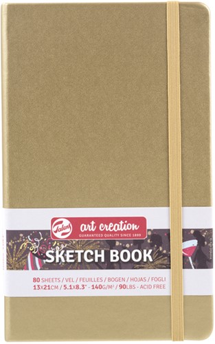 Schetsboek Talens Art Creation 130x210mm witgoud 1 Stuk