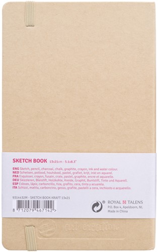 Schetsboek Talens Art Creation 130x210mm kraft 1 Stuk-2