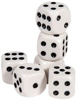 Dobbelsteen Clown Games 6 Stuk-2