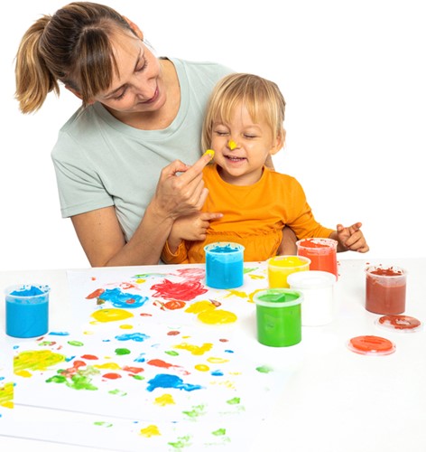 Vingerverf Jovi 35ml assorti 5 Pot-3