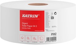 Toiletpapier Katrin Gigant M 2laags 300m wit 6 Rol