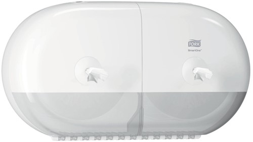 Toiletpapierdispenser Tork T9 SmartOne duo wit 1 Stuk
