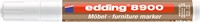 Viltstift edding 8900 meubel rond 1.5-2mm licht notenhout blister 1st-3