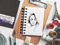 Schetsboek Oxford A6 80 vel spiraal 1 Stuk-3