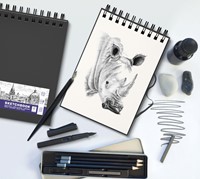 Schetsboek Oxford A4 50 vel spiraal 1 Stuk-3