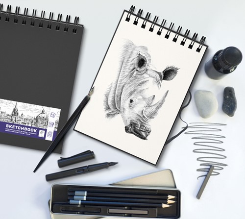 Schetsboek Oxford A4 50 vel spiraal 1 Stuk-3