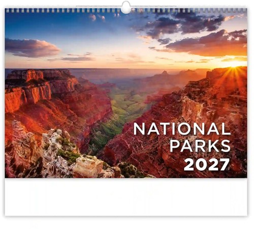 Kalender 2027 31.5x45cm Nationale parken 1 Stuk