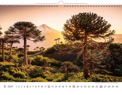 Kalender 2027 31.5x45cm Nationale parken 1 Stuk-1