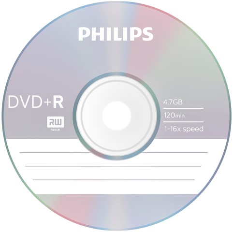 DVD+R Philips 4.7GB 16x SP (50) 50 Stuk-2