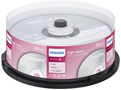 DVD-R Philips 4.7GB 16x SP (25) 25 Stuk