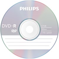 DVD-R Philips 4.7GB 16x SP (25) 25 Stuk-2